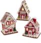Preview: Kurt Adler GBJ0014 - LED Lebkuchenhaus mehrfarbig, Größe 18 cm -3er SET-
